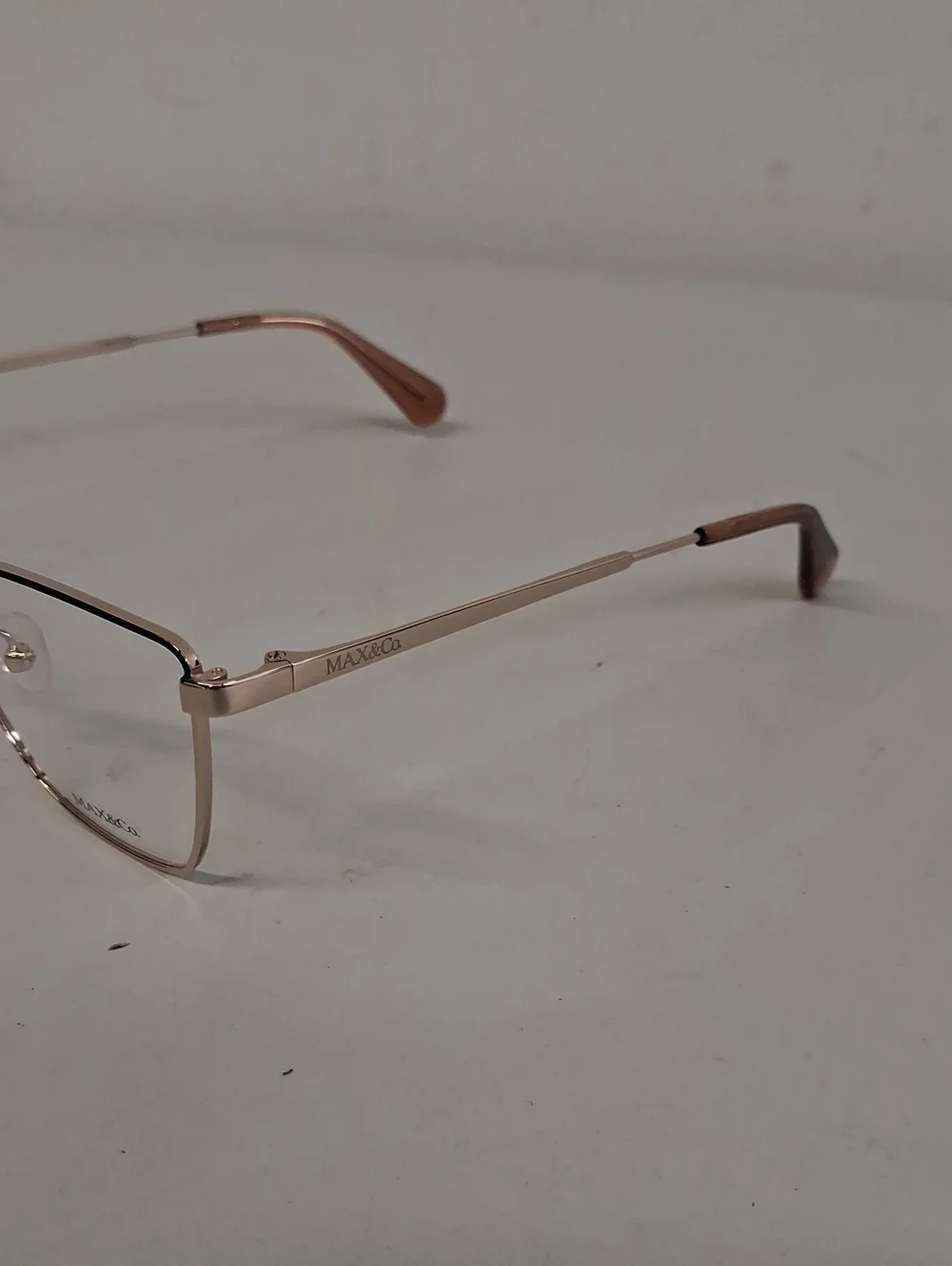 NWOT Womens Rxable Max & Co. MO5035 028 Rose Gold Eyeglass Frames